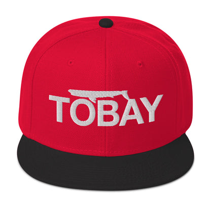 Massapequa TOBAY Shark Snapback Hat