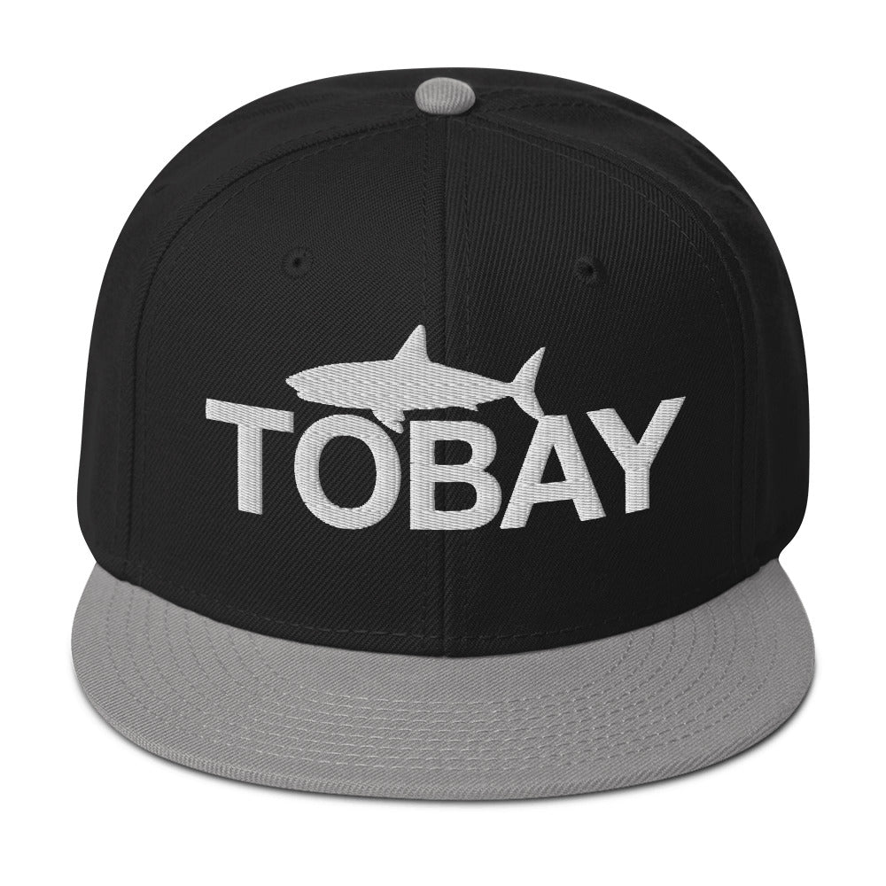 Massapequa TOBAY Shark Snapback Hat