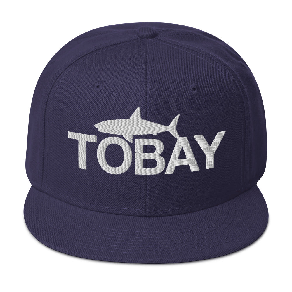 Massapequa TOBAY Shark Snapback Hat