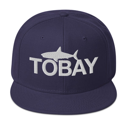 Massapequa TOBAY Shark Snapback Hat