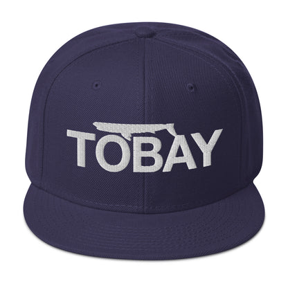 Massapequa TOBAY Shark Snapback Hat