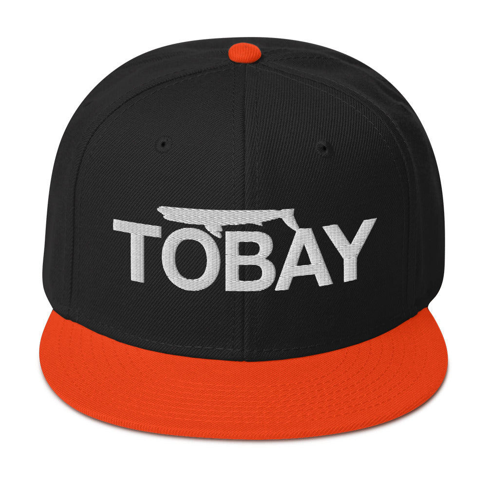 Massapequa TOBAY Shark Snapback Hat