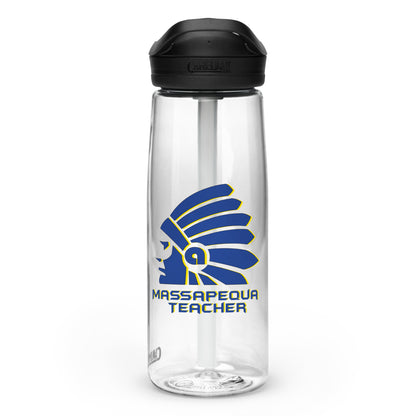 Massapequa Teacher Chiefs Sports water bottle