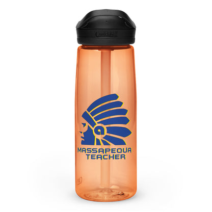 Massapequa Teacher Chiefs Sports water bottle