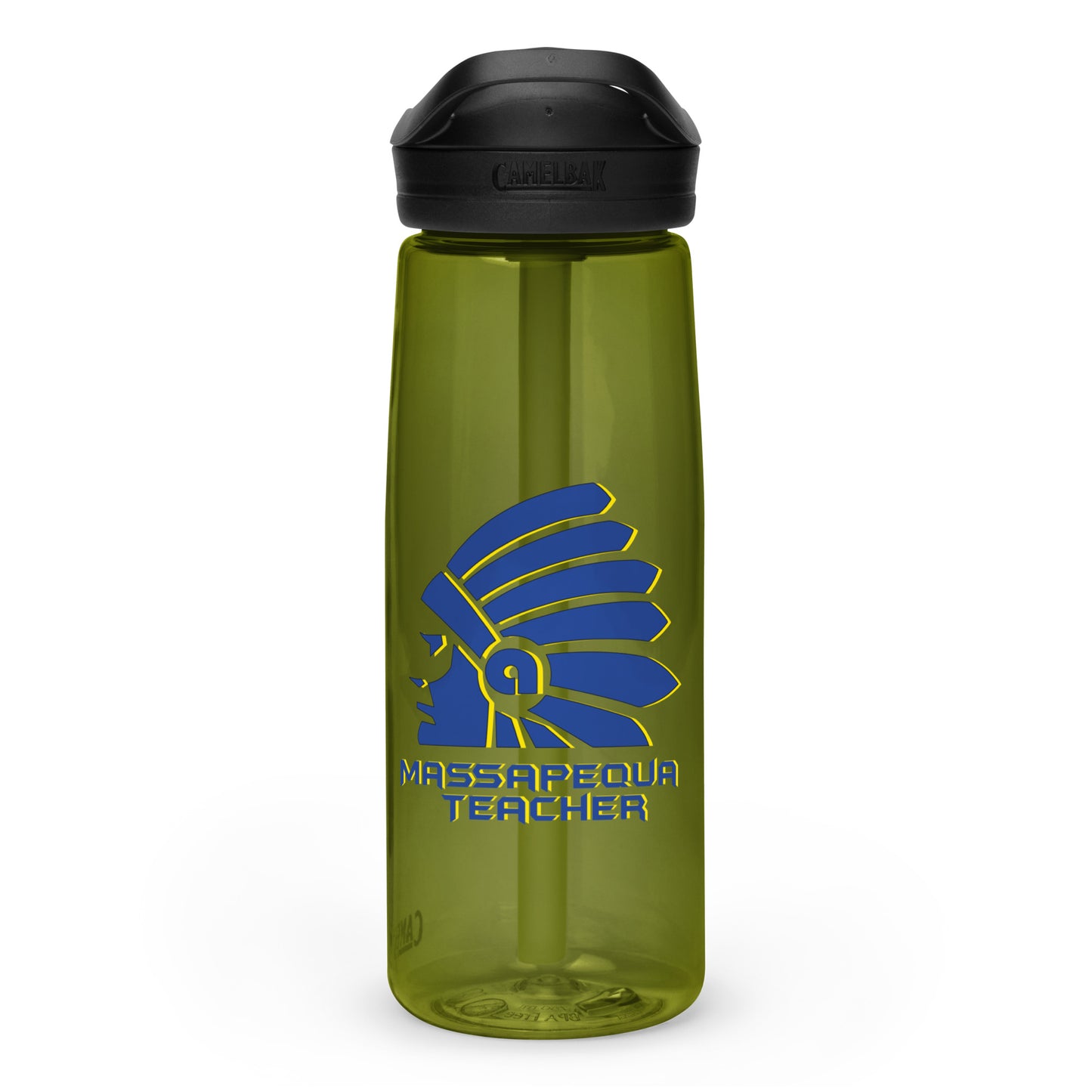 Massapequa Teacher Chiefs Sports water bottle