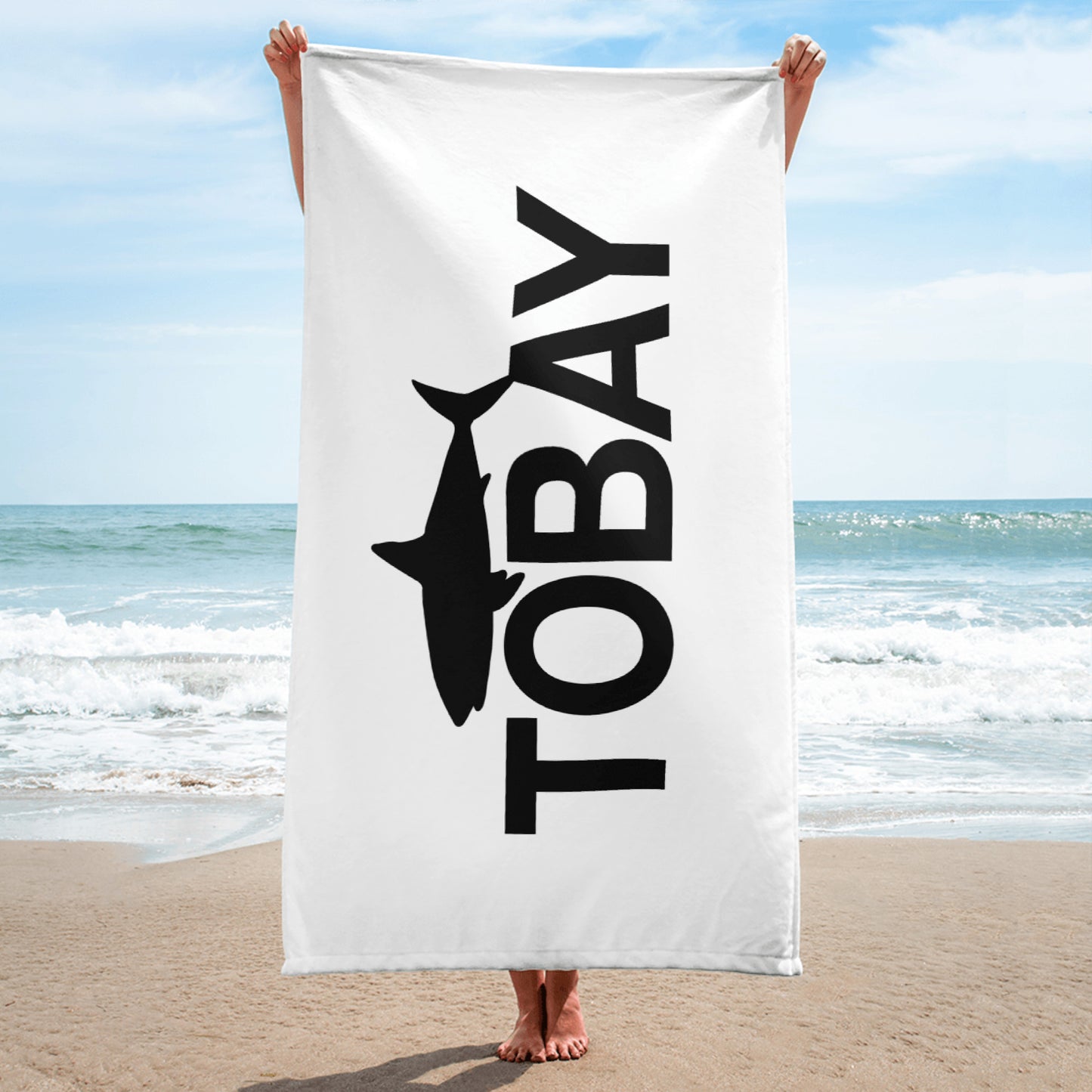 Massapequa TOBAY Beach and Bath Shark Towel