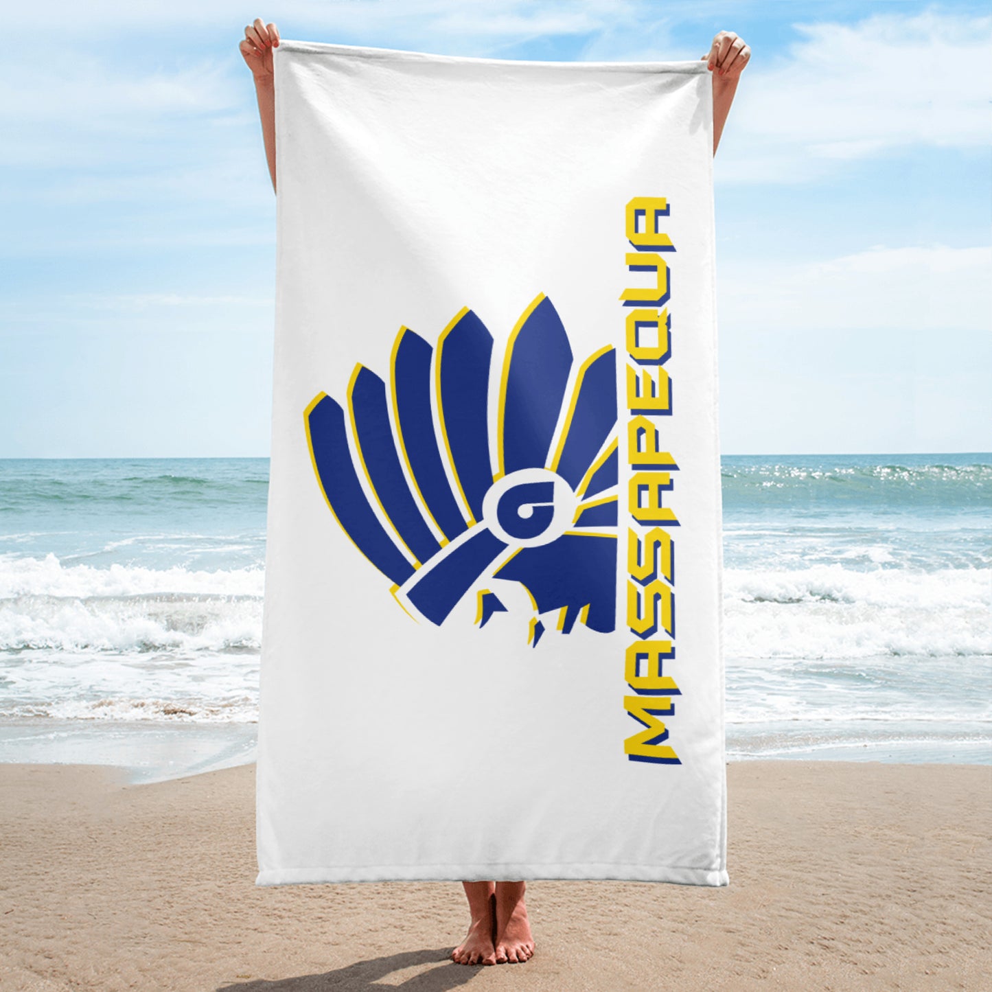 Massapequa Chiefs Beach and Bath Towel