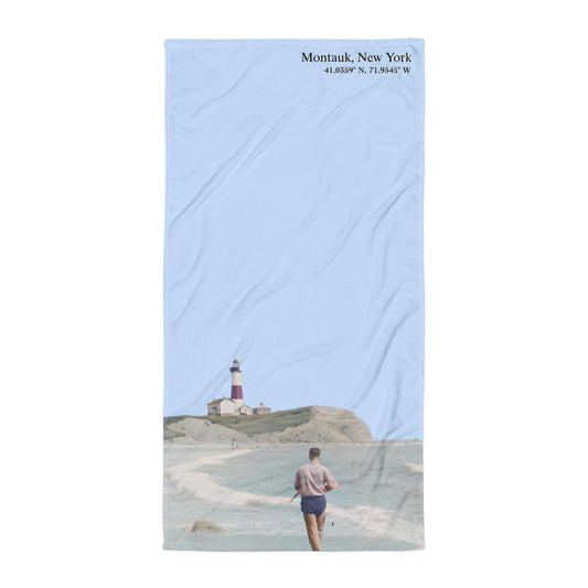 Montauk, NY Lighthouse Towel