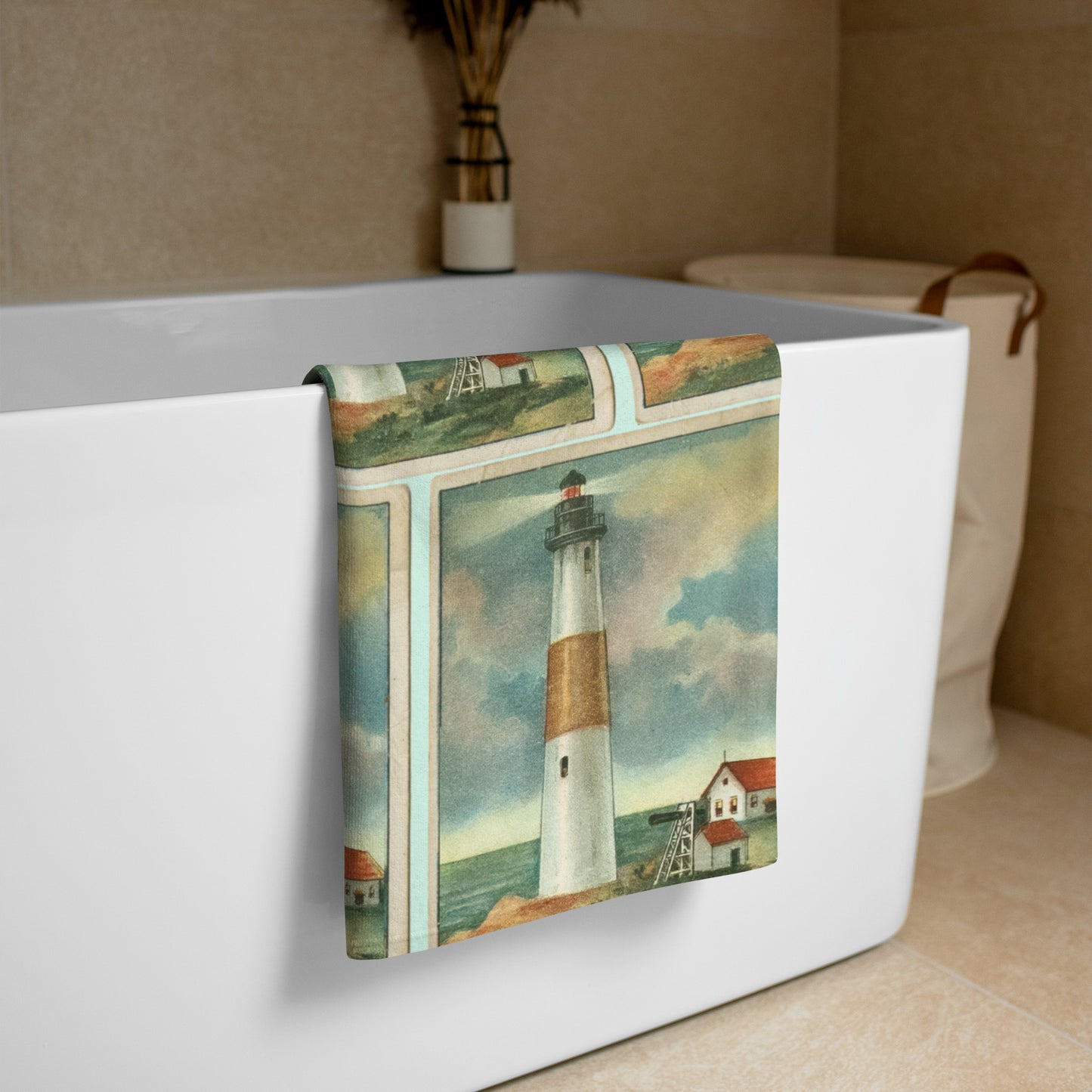 Montauk, NY Lighthouse Towel