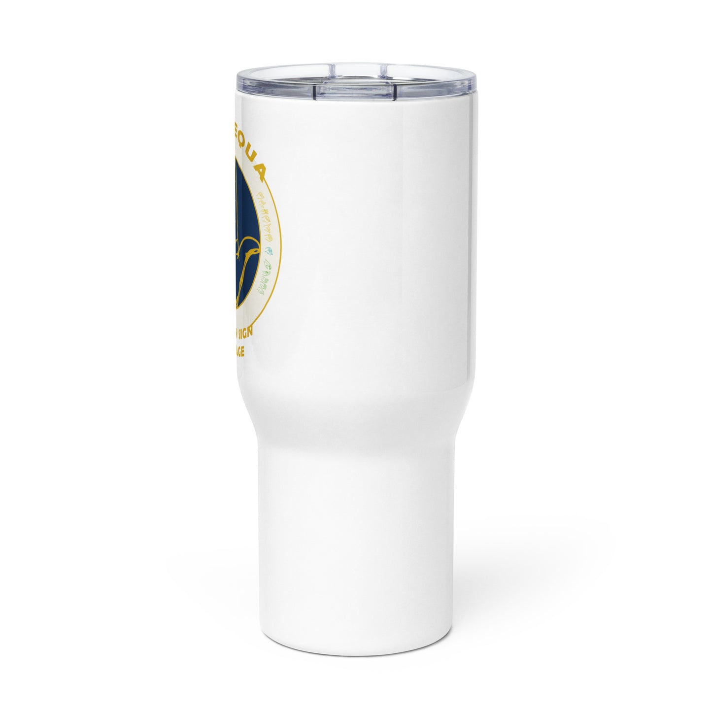 Massapequa ASL Travel mug with a handle