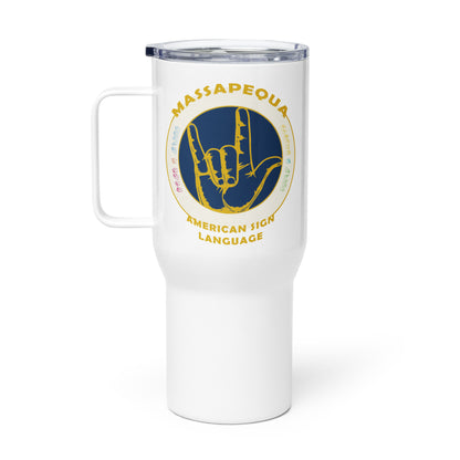 Massapequa ASL Travel mug with a handle