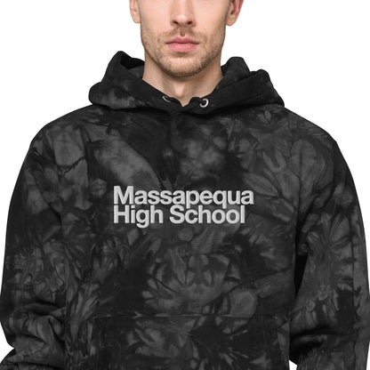 Massapequa High School Modern Unisex Champion tie-dye hoodie