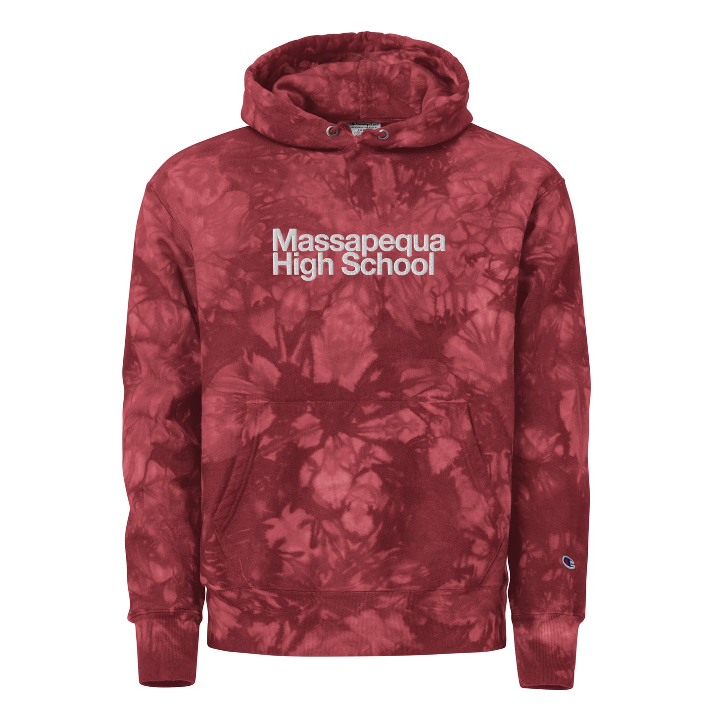 Massapequa High School Modern Unisex Champion tie-dye hoodie