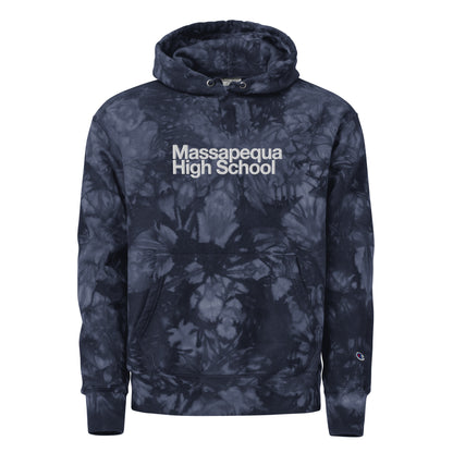 Massapequa High School Modern Unisex Champion tie-dye hoodie