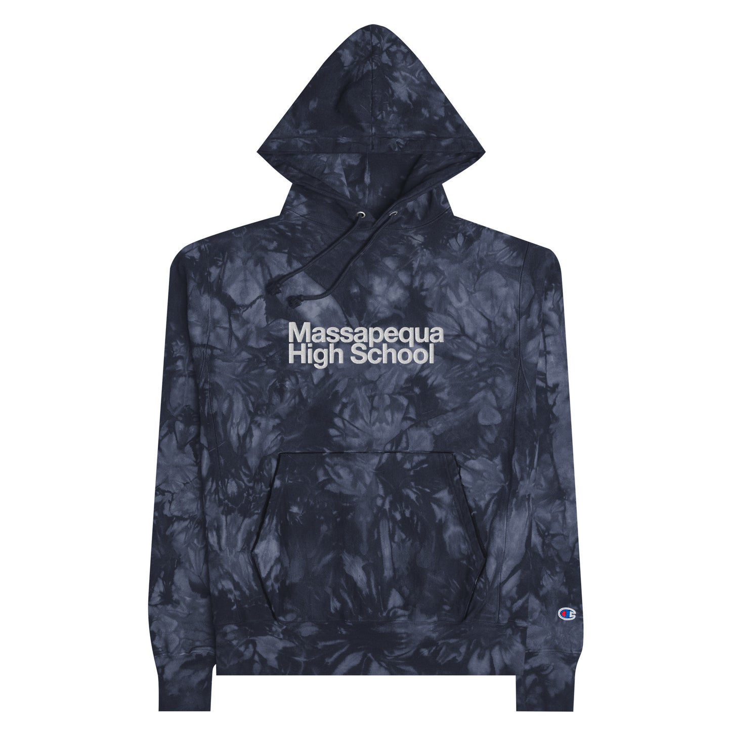 Massapequa High School Modern Unisex Champion tie-dye hoodie