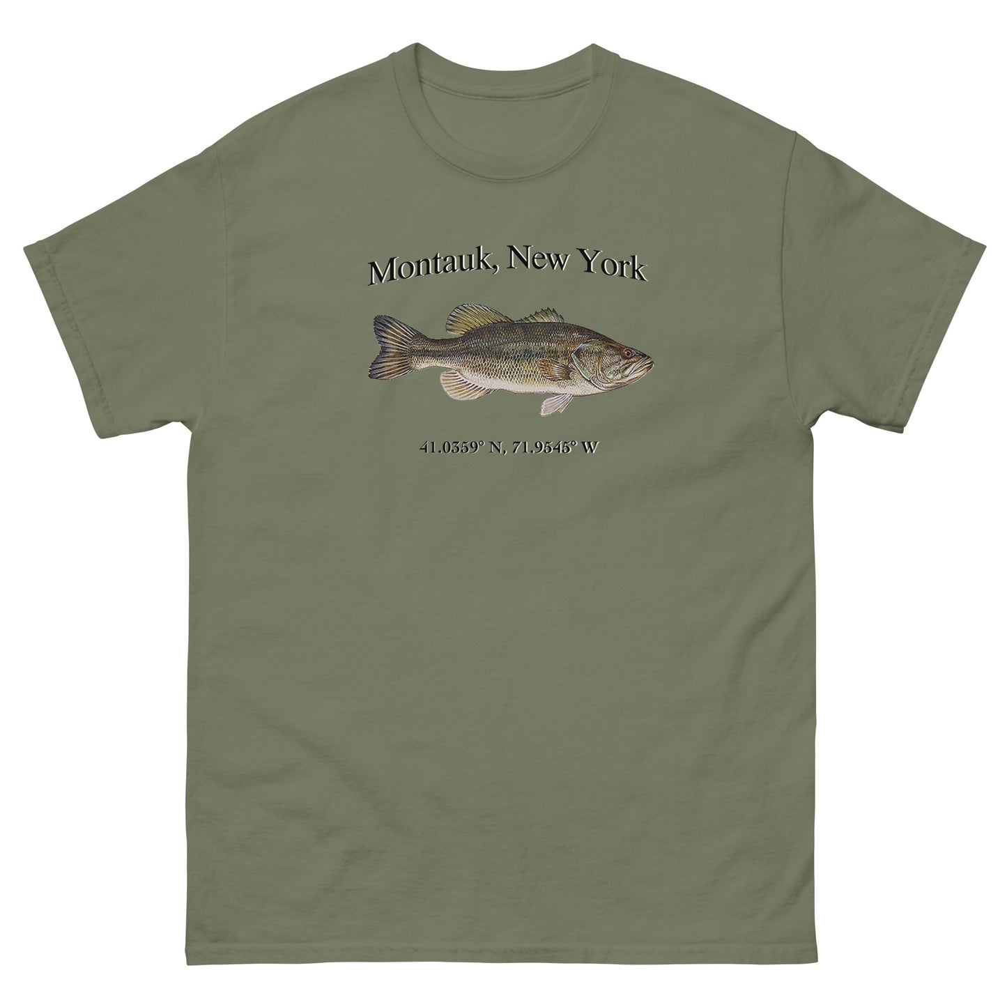 Montauk, NY Fish Unisex classic tee - 2nd Graphic