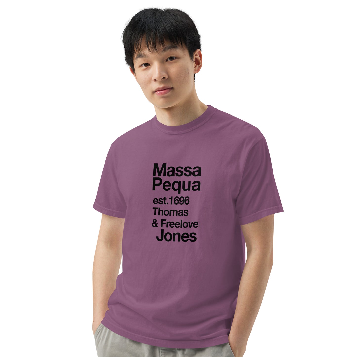 Massapequa History Unisex garment-dyed heavyweight t-shirt