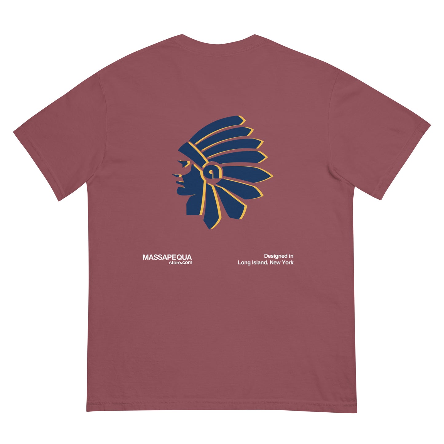 Massapequa Modern Chief Unisex garment-dyed heavyweight t-shirt