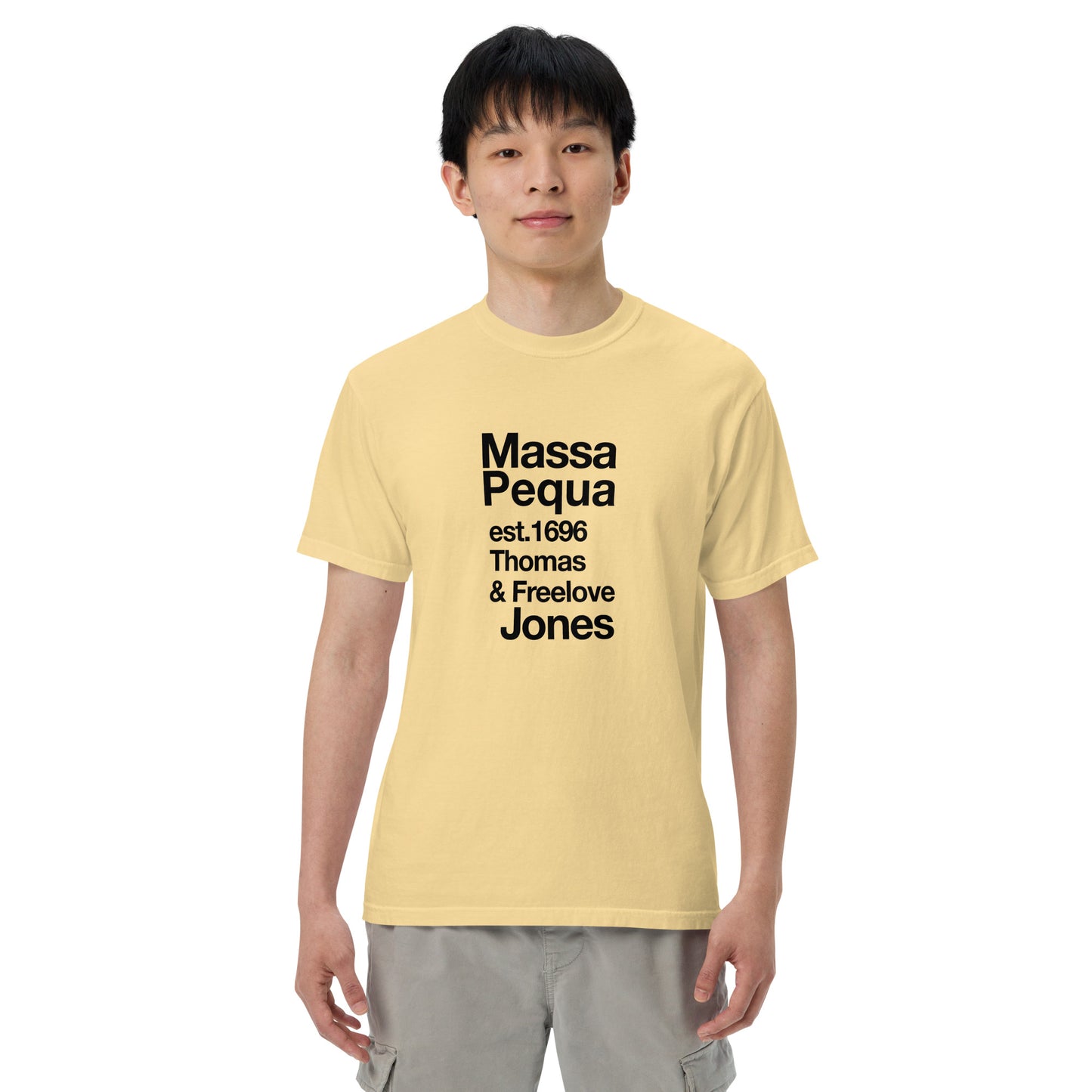 Massapequa History Unisex garment-dyed heavyweight t-shirt