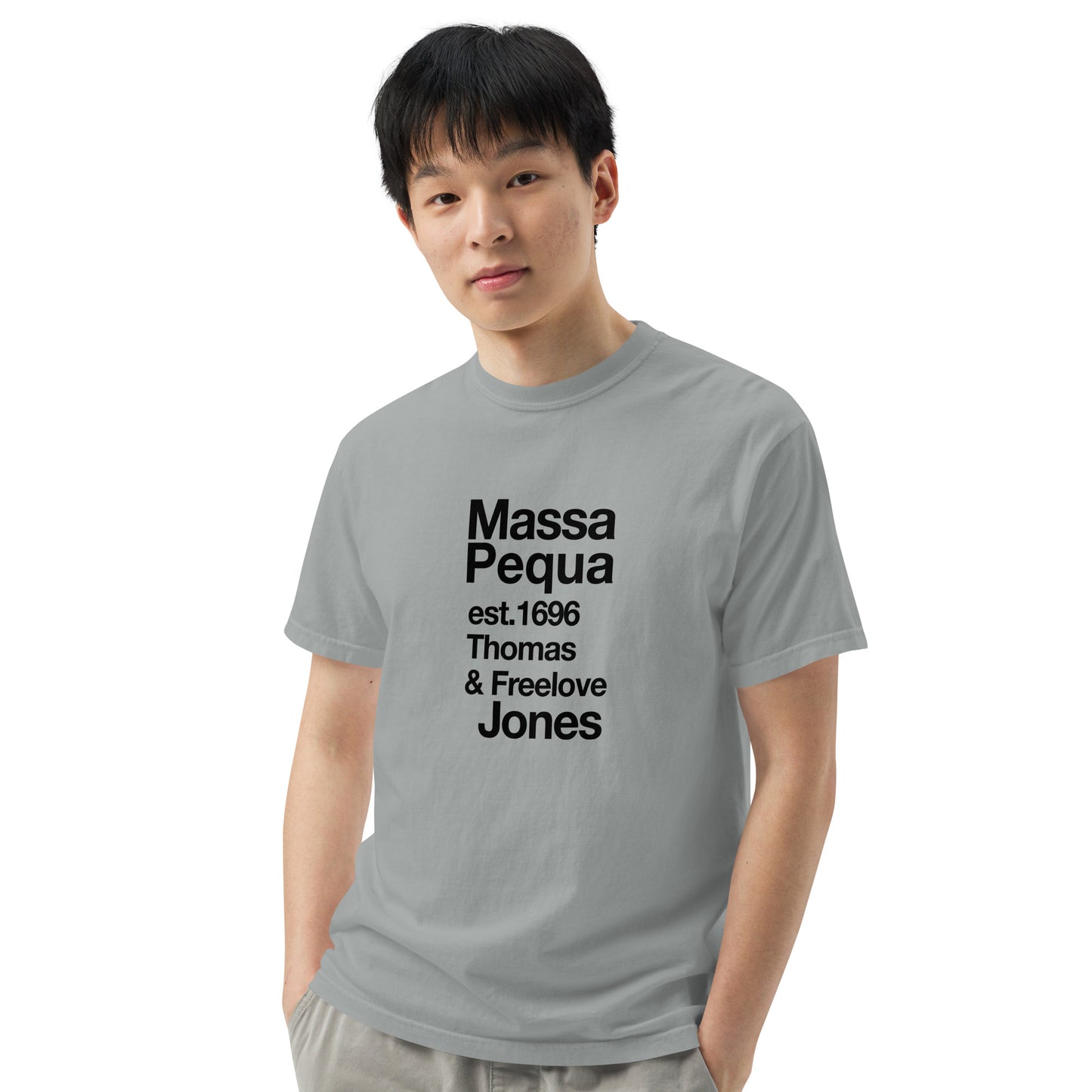 Massapequa History Unisex garment-dyed heavyweight t-shirt