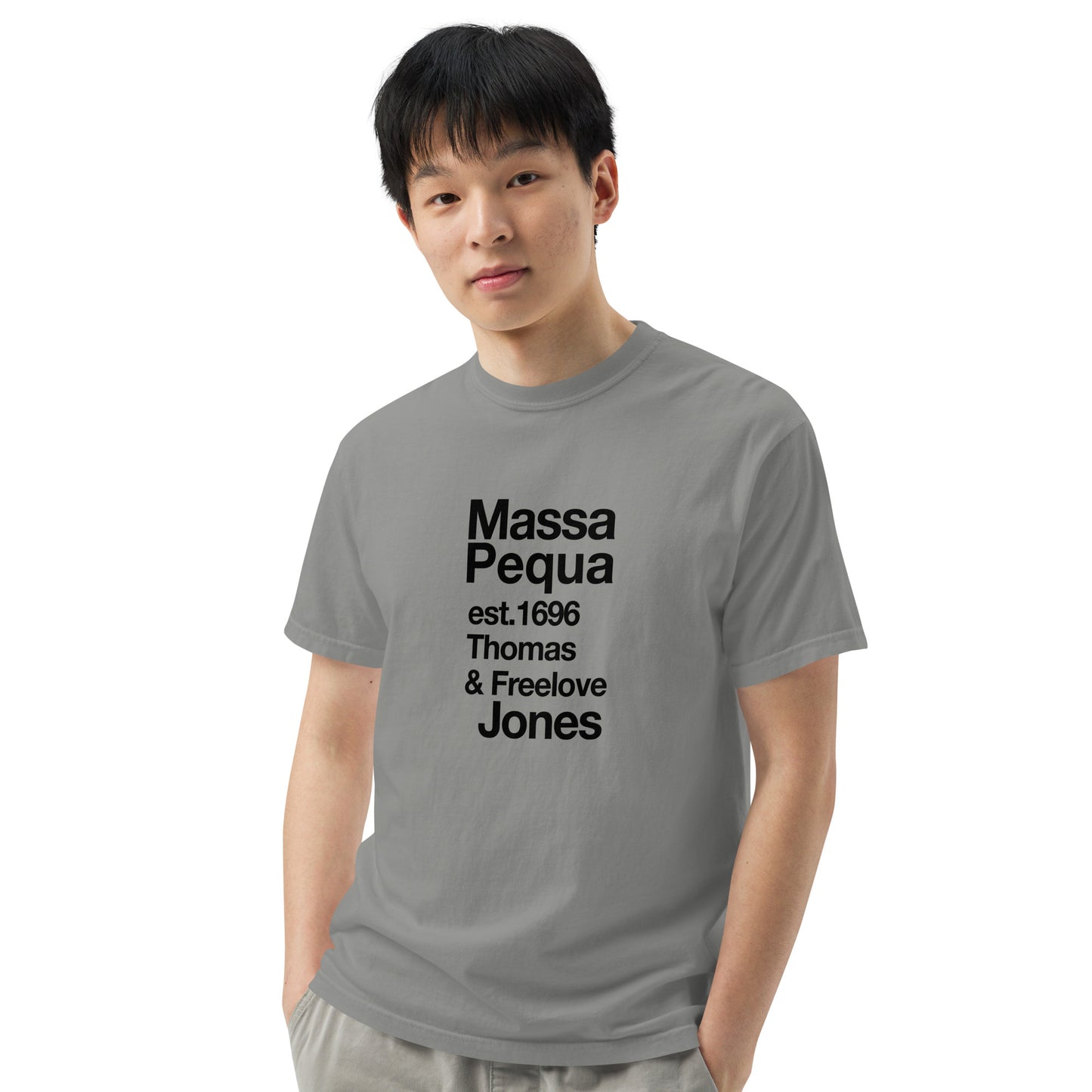 Massapequa History Unisex garment-dyed heavyweight t-shirt