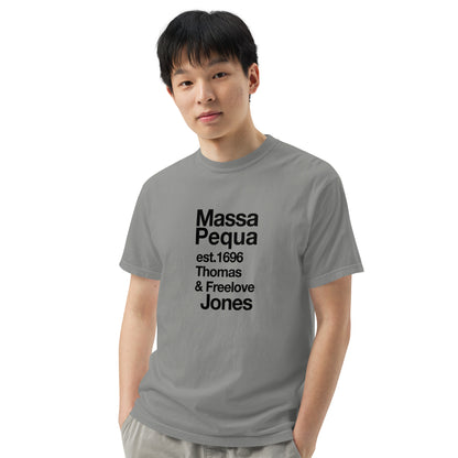 Massapequa History Unisex garment-dyed heavyweight t-shirt