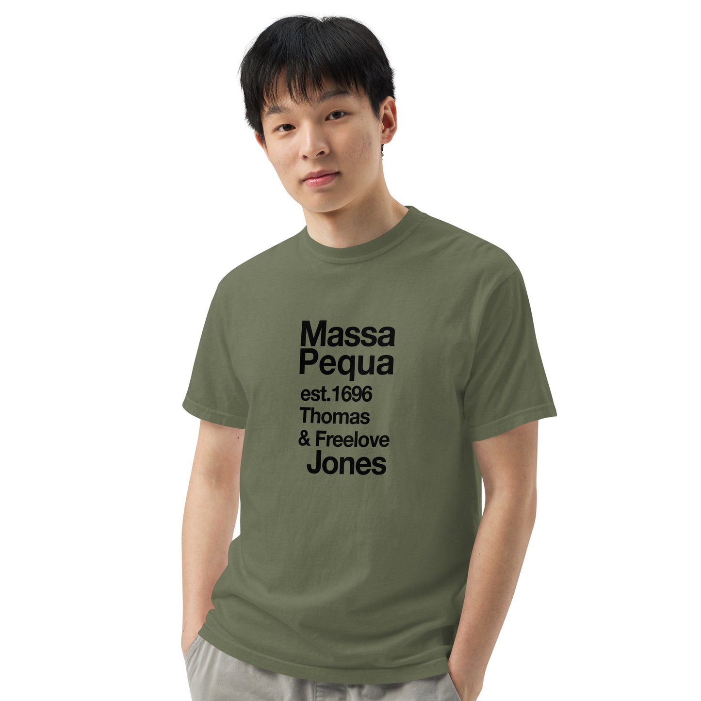 Massapequa History Unisex garment-dyed heavyweight t-shirt