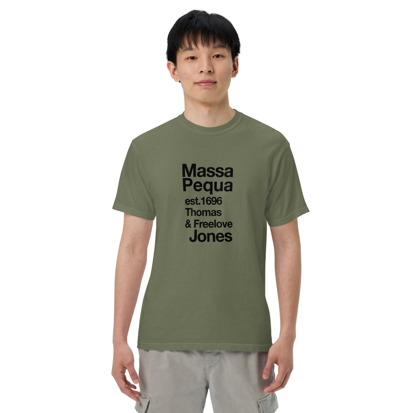 Massapequa History Unisex garment-dyed heavyweight t-shirt