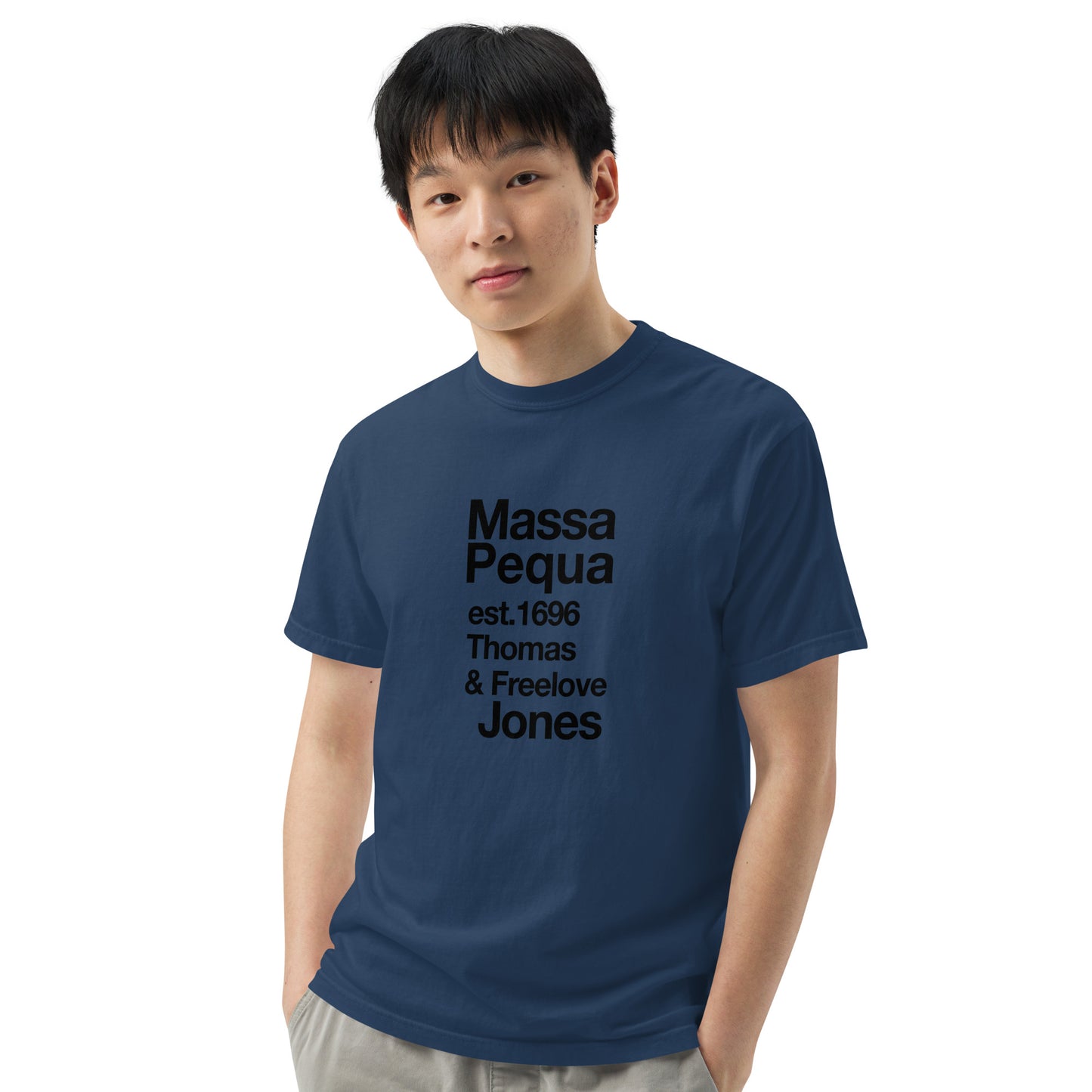 Massapequa History Unisex garment-dyed heavyweight t-shirt