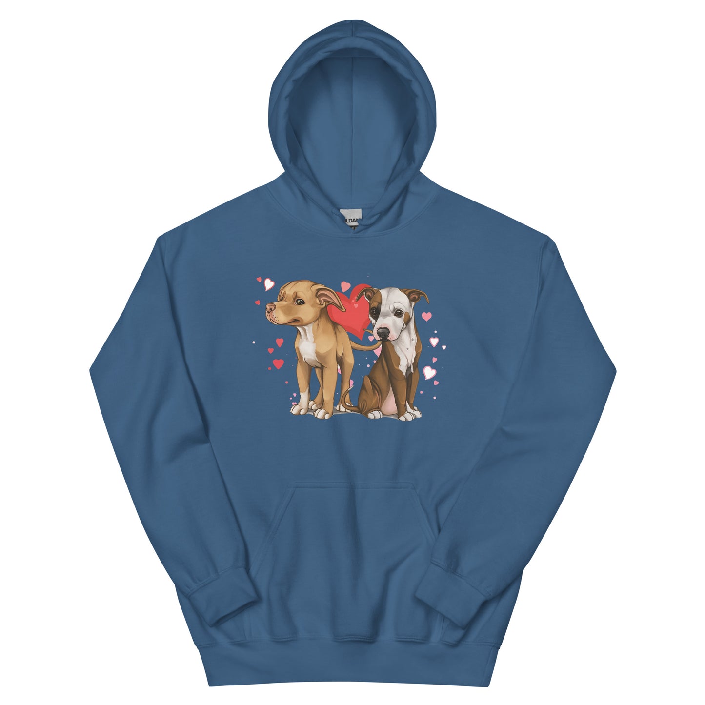 Titus and Hailey Dog Love Unisex Hoodie