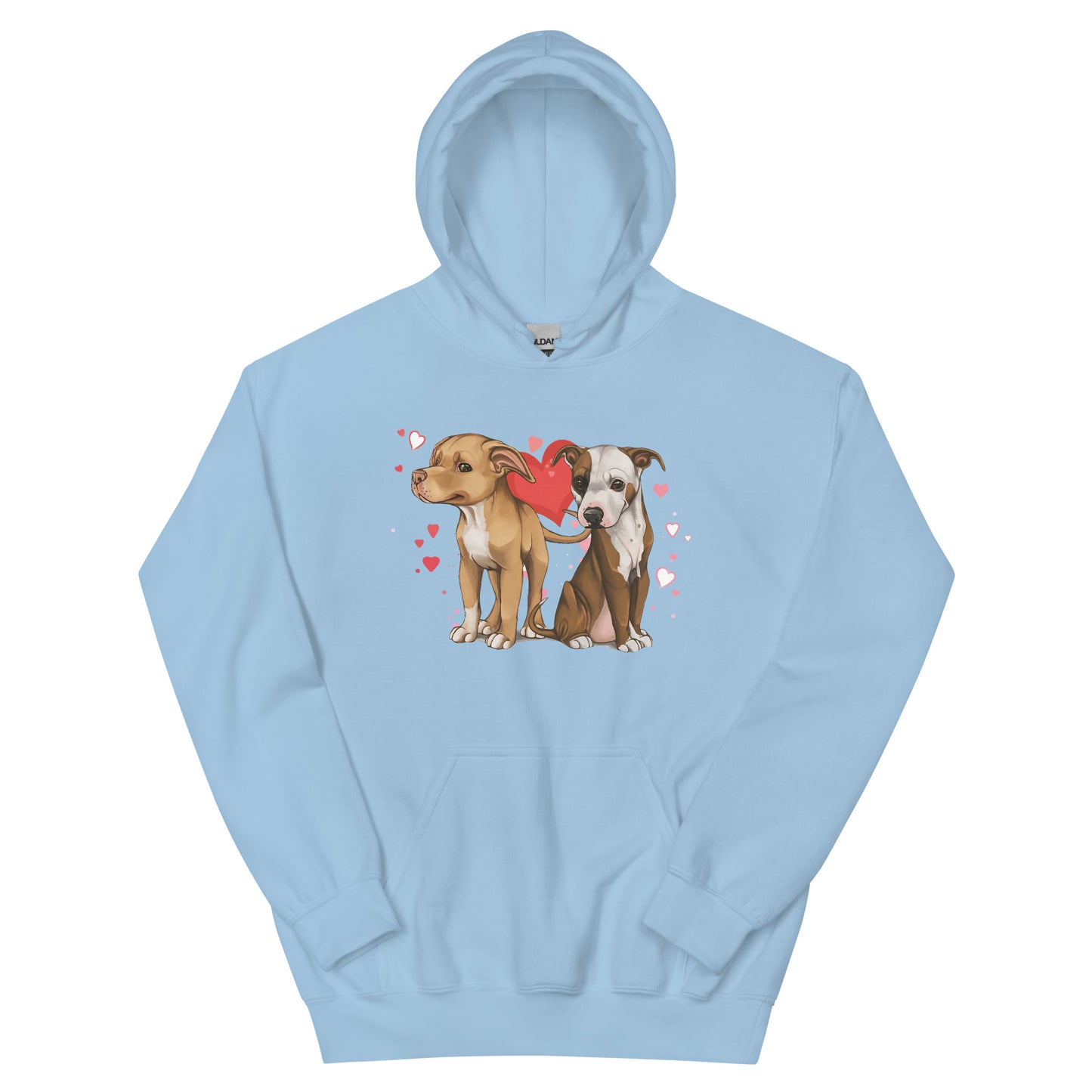 Titus and Hailey Dog Love Unisex Hoodie