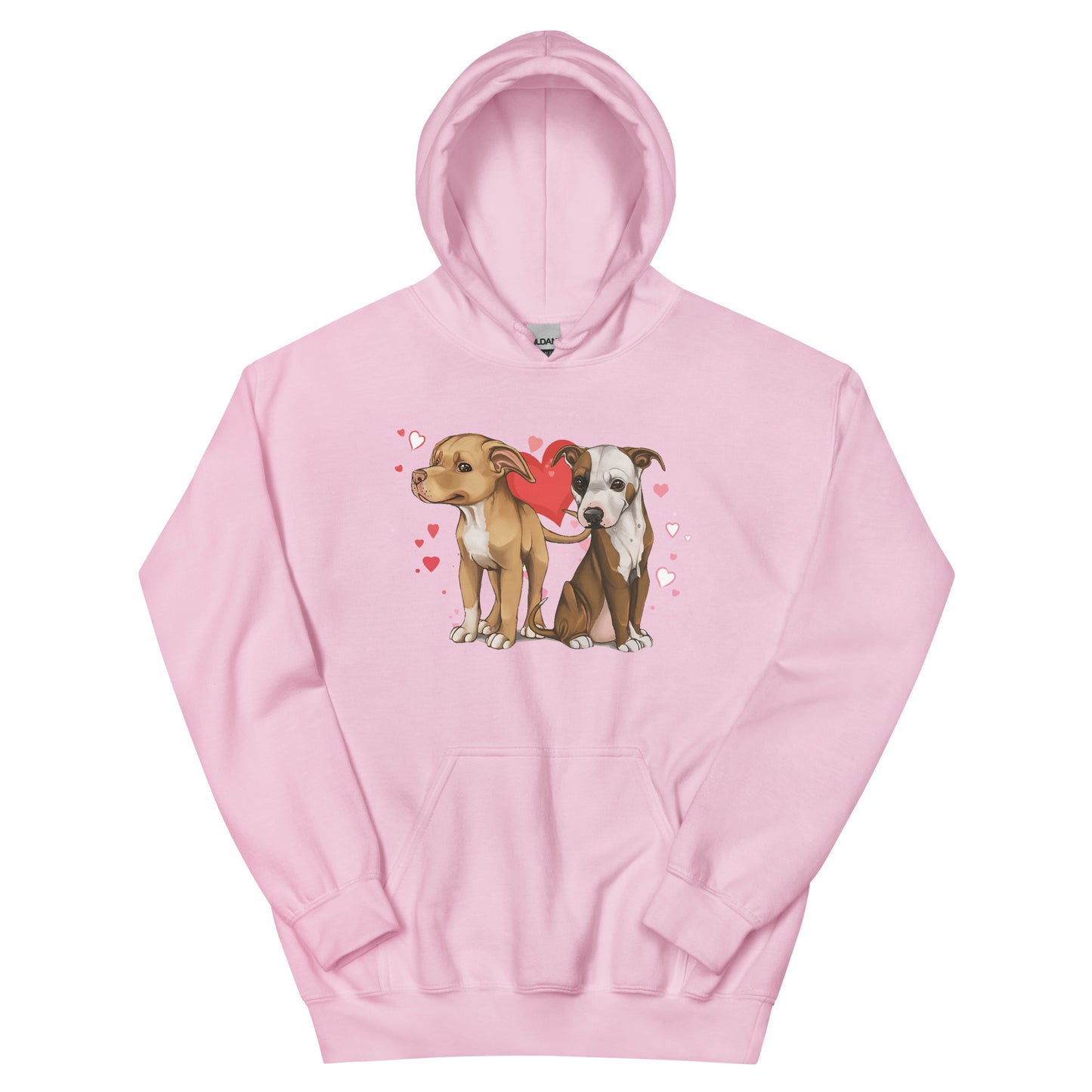 Titus and Hailey Dog Love Unisex Hoodie