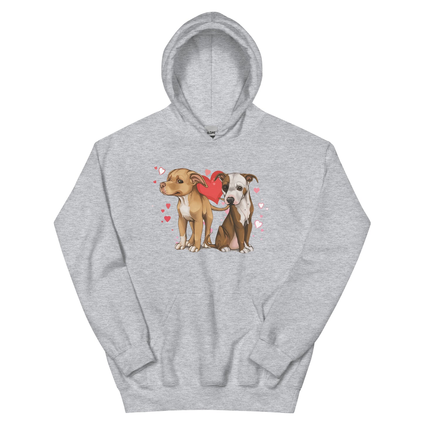 Titus and Hailey Dog Love Unisex Hoodie