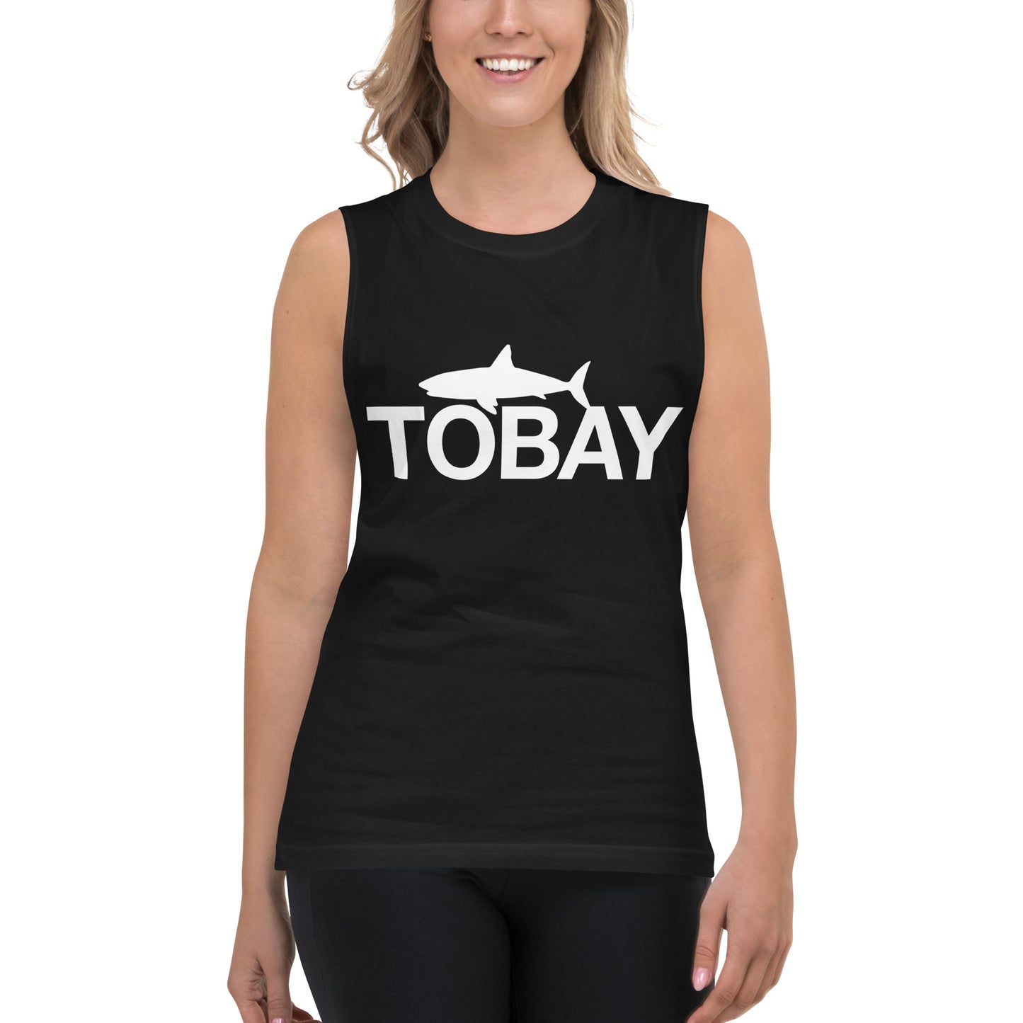 Massapequa TOBAY Shark Muscle Shirt