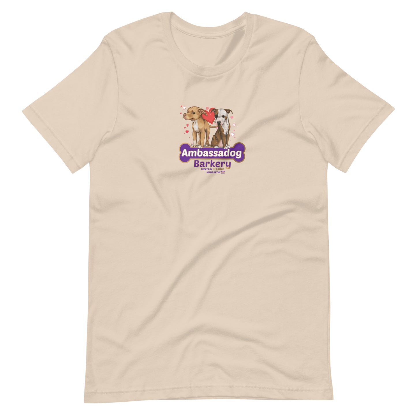 Titus and Hailey Dog Collection Unisex t-shirt