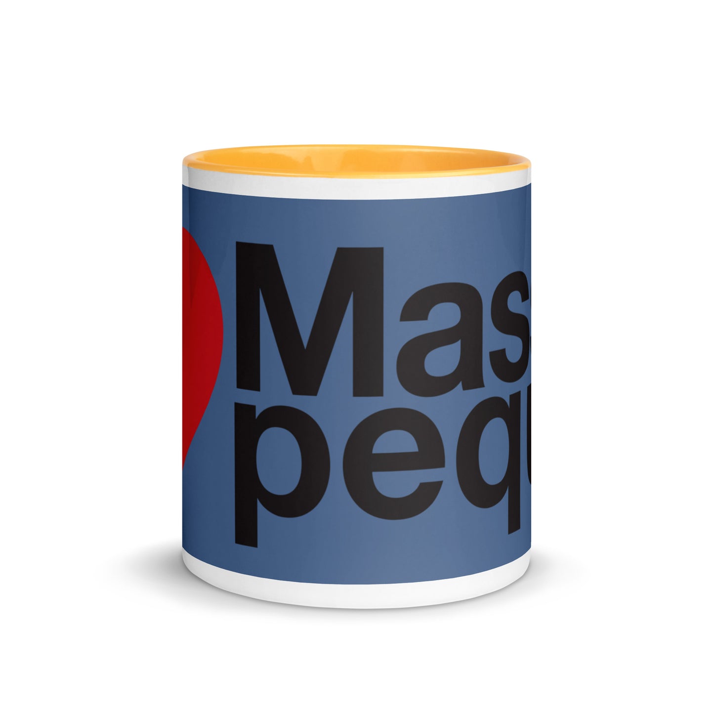 I Love Massapequa Mug with Color Inside