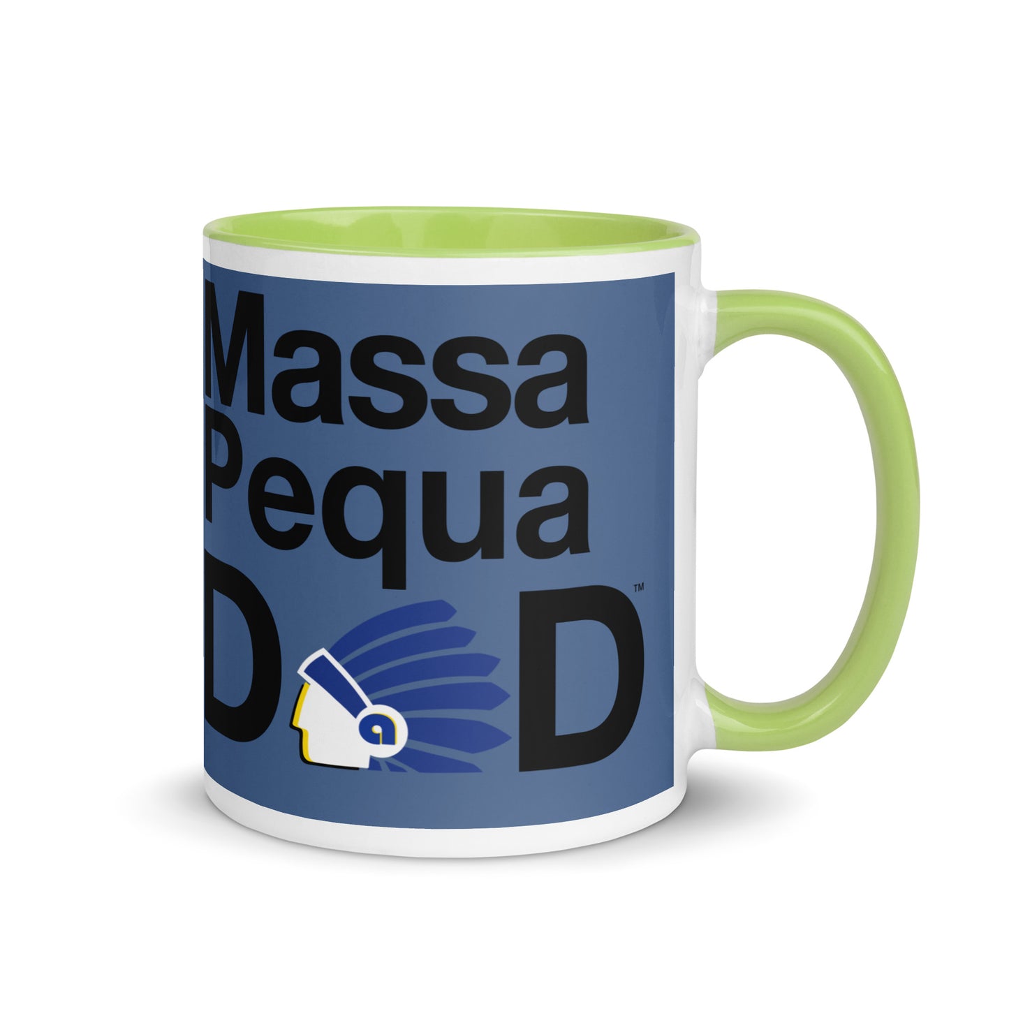 Massapequa Dad Modern Chiefs Mug with Color Inside