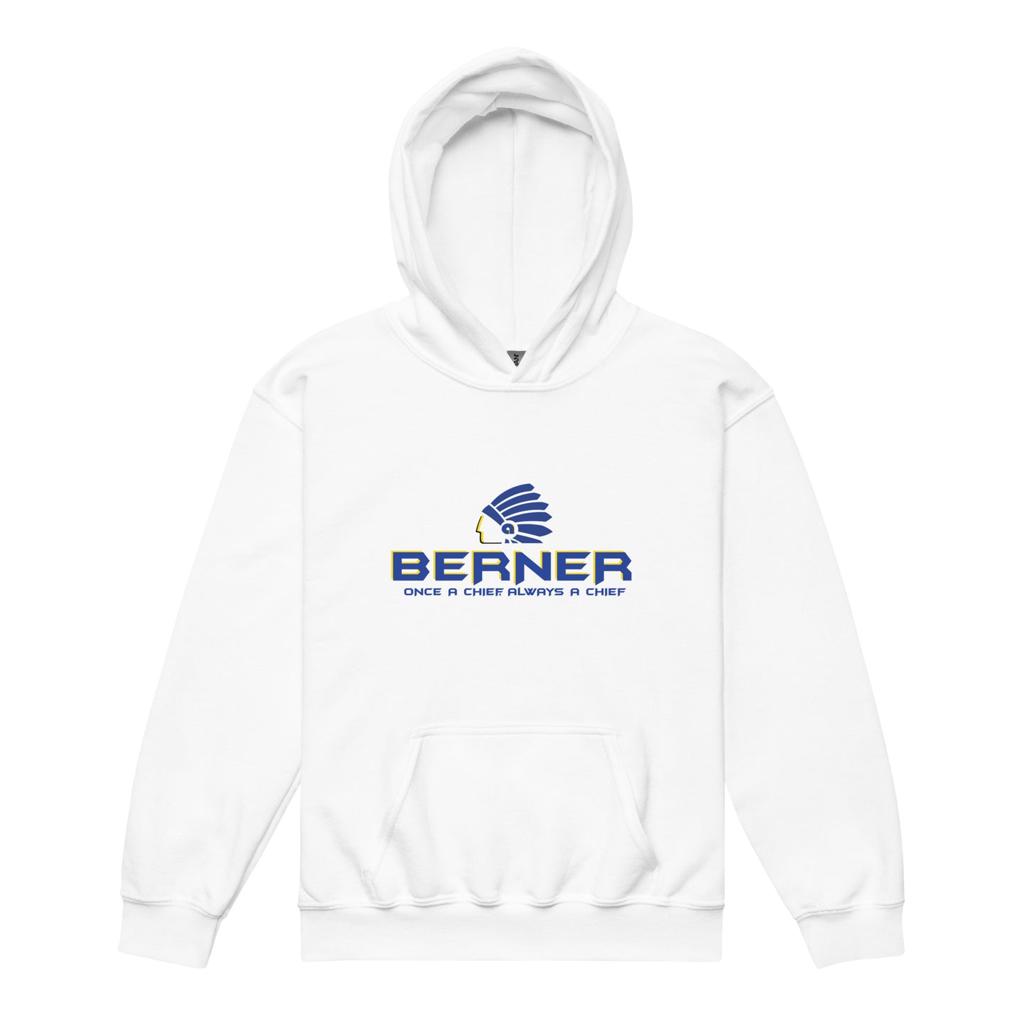 Massapequa School Chiefs Youth heavy blend hoodie - Berner Middle School